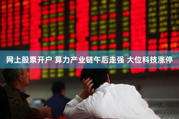 网上股票开户 算力产业链午后走强 大位科技涨停